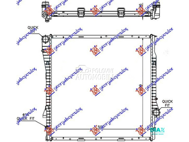 HLADNJAK MOTORA 3.0 BENZIN/DIZ za BMW X5 od 2000. do 2007. god.