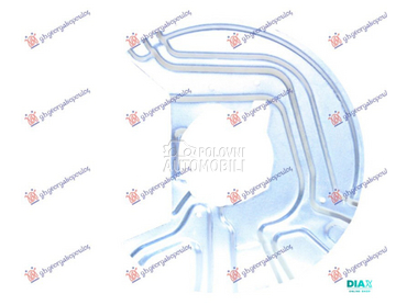 ZASTITA PREDNJEG KOCIONOG DISK za BMW X3 od 2004. do 2007. god.