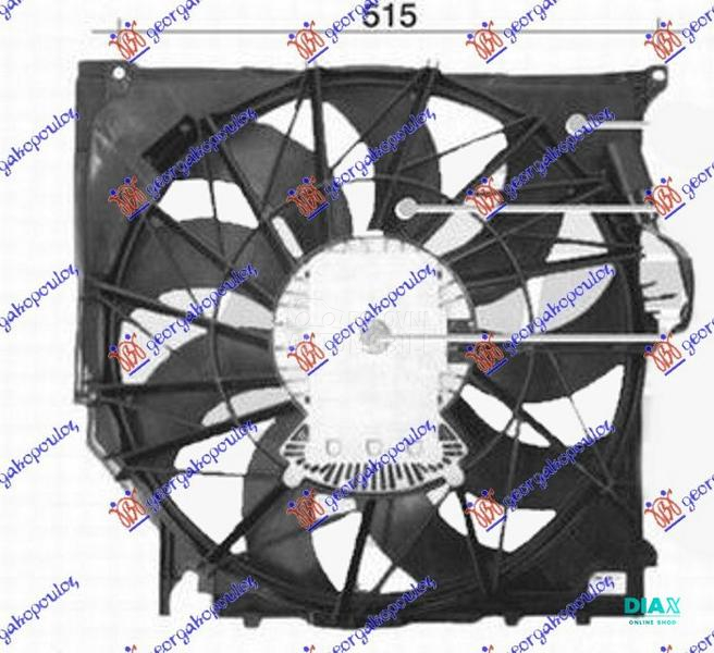 VENTILATOR KOMPLET (2.5/3.0 BE