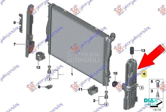 NOSAC HLADNJAKA VERTIKALNI PLA