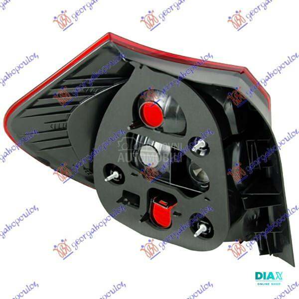 STOP LAMPA (CRVENA/BELA) -2007