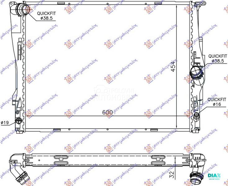 HLADNJAK MOTORA ZA SVE MODELE