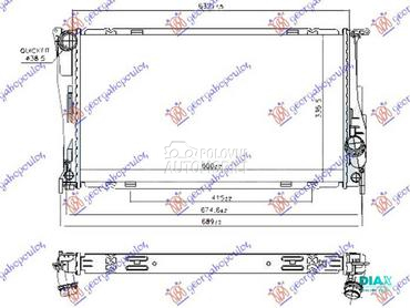 HLADNJAK MOTORA 3.0 (135i) BEN za BMW X1 od 2013. do 2015. god.