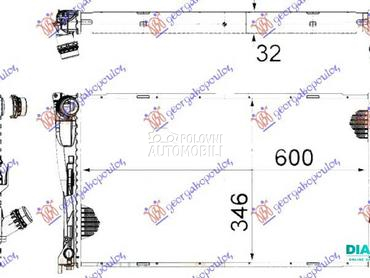 HLADNJAK MOTORA 3.0 (135i) BEN za BMW Z4 od 2009. do 2018. god.