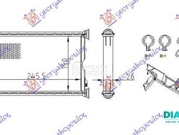 GREJAC KABINE (150x245) (TIP V za BMW Serija 3 od 2011. do 2013. god.