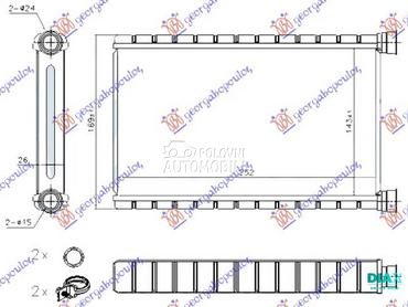GREJAC KABINE (143x250x26) (TI za BMW Serija 3 od 2005. do 2008. god.