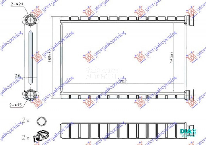 GREJAC KABINE (143x250x26) (TI