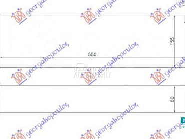 HLADNJAK INTERKULERA 2.0 (316D za BMW Serija 1 od 2004. do 2011. god.