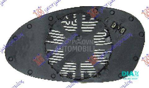 STAKLO RETROVIZORA SA GREJACEM