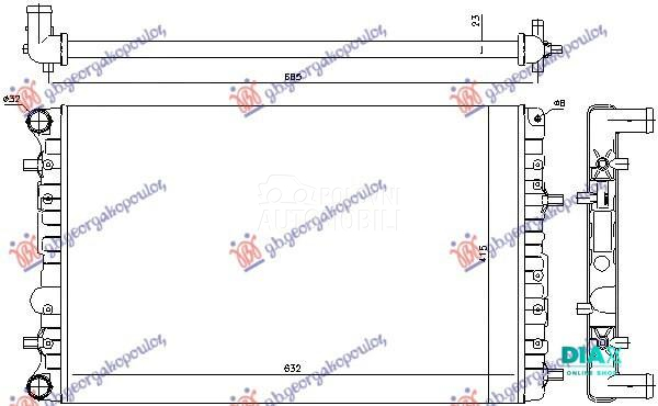 HLADNJAK MOTORA 1.4 BENZIN (63