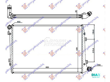 HLADNJAK MOTORA 2.0 TDi DIZEL za Seat Leon od 2005. do 2013. god.