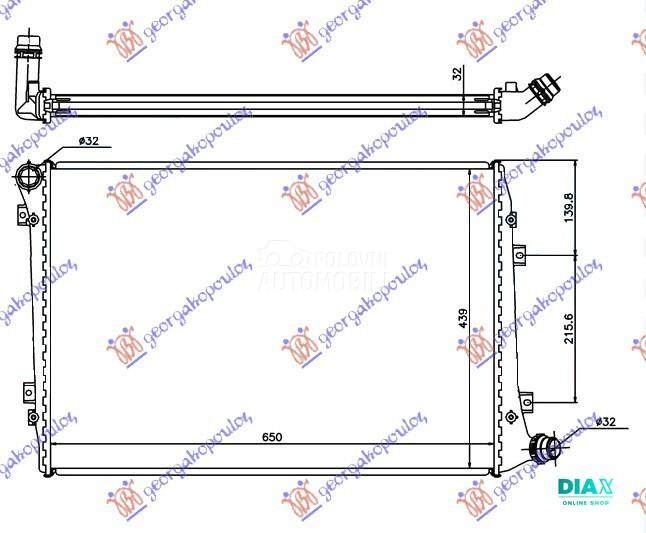 HLADNJAK MOTORA 2.0 TDi DIZEL