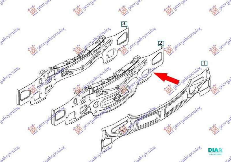 ZADNJI VEZNI LIM UNUTRASNJI 3/