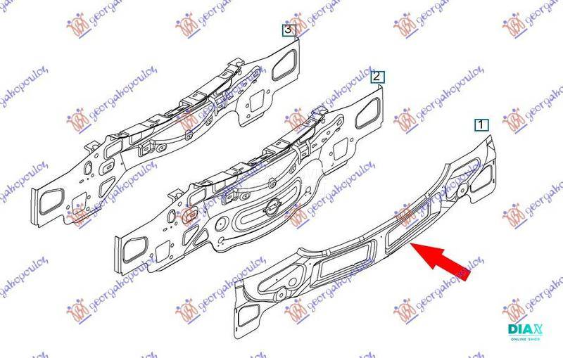 ZADNJI VEZNI LIM SPOLJASNJI 3/