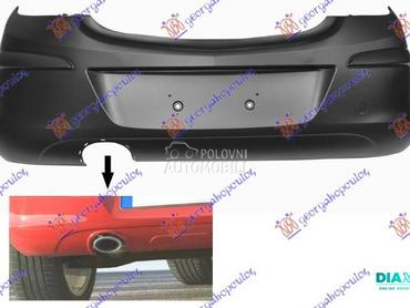 ZADNJI BRANIK 5 VRATA (SA/BEZ za Opel Corsa D od 2006. do 2015. god.