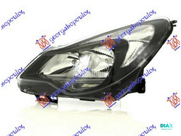 FAR ELEKTRICNI CRNI 2011- (TYC za Opel Corsa D od 2006. do 2015. god.