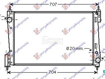 HLADNJAK MOTORA 1.3 JTD-CDTI ( za Fiat Punto od 2009. do 2012. god.