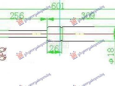 AMORTIZER GEPEK VRATA 3 VRATA za Opel Corsa D od 2006. do 2015. god.