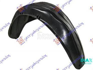ZADNJE POTKRILO PLASTICNO za Opel Agila od 1999. do 2008. god.