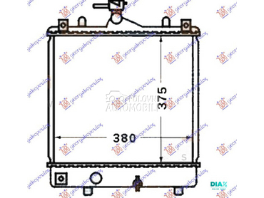 HLADNJAK MOTORA 1.0/1.2 BENZIN za Opel Agila od 1999. do 2008. god.