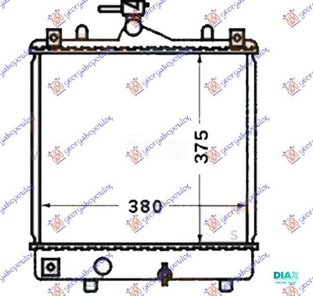 HLADNJAK MOTORA 1.0/1.2 BENZIN