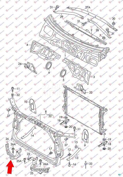 NOSAC FARA SPOLJASNJI DONJI PL