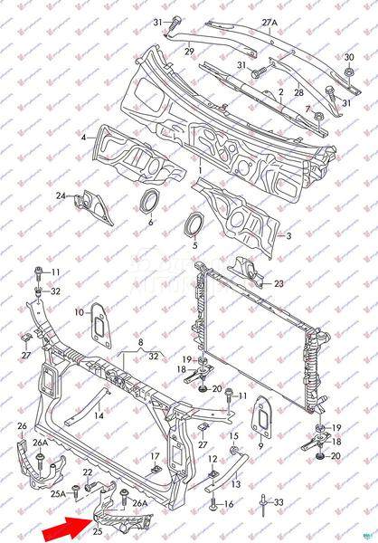 NOSAC FARA SPOLJASNJI DONJI PL