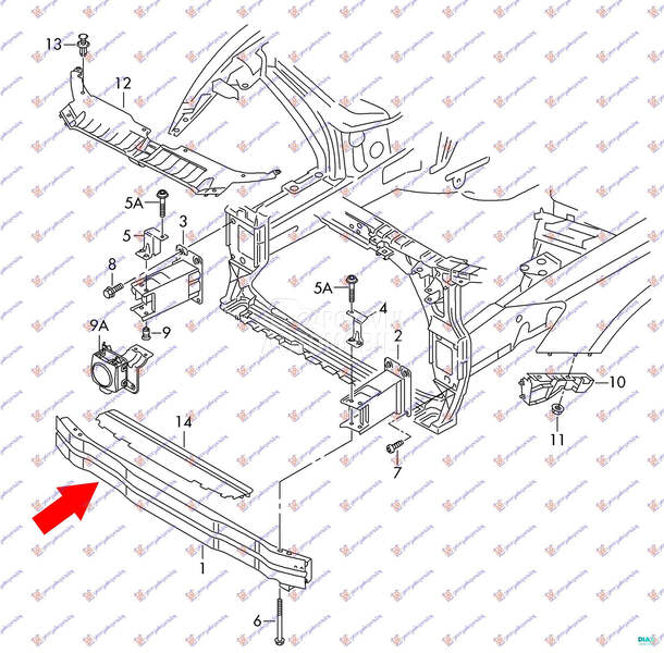 SINA PREDNJEG BRANIKA ALUMINIJ