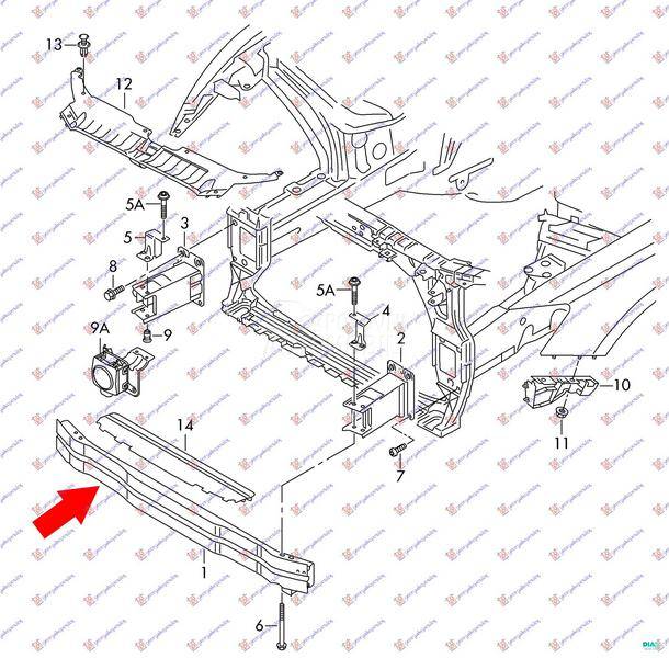 SINA PREDNJEG BRANIKA ALUMINIJ