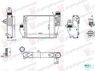 HLADNJAK INTERKULERA 1.6/2.0 H za Fiat Scudo od 2022. do 2025. god.
