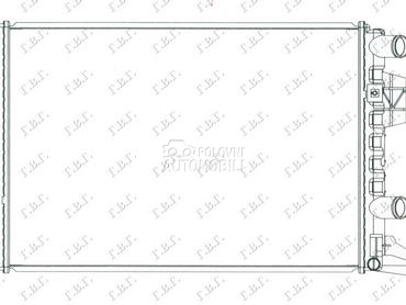 HLADNJAK MOTORA 1.0/1.2/1.4 (M za Opel Combo od 2000. do 2012. god.