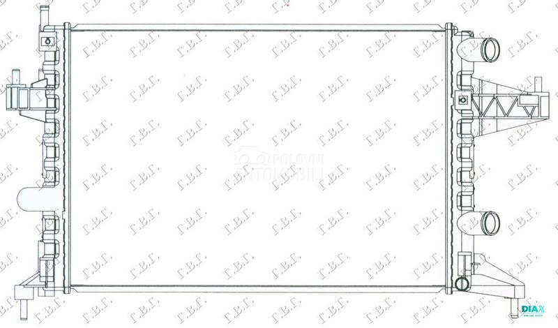 HLADNJAK MOTORA 1.0/1.2/1.4 (M