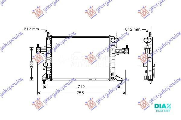 HLADNJAK MOTORA 1.4/1.8 (MAN)