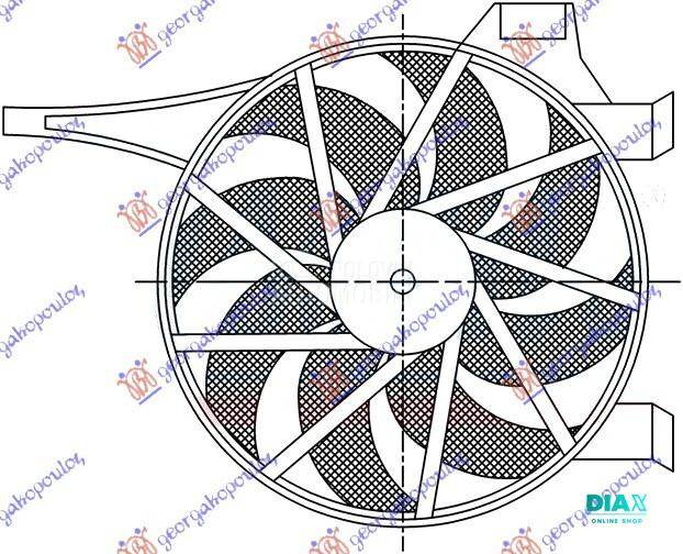 VENTILATOR KLIME KOMPLET (1.3/