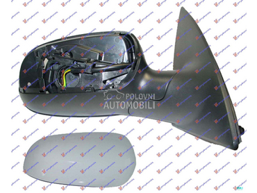 RETROVIZOR ELEKTRICNI SA GREJA za Opel Corsa C od 2000. do 2006. god.