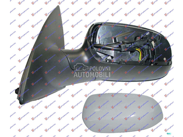 RETROVIZOR ELEKTRICNI SA GREJA za Opel Corsa C od 2000. do 2006. god.