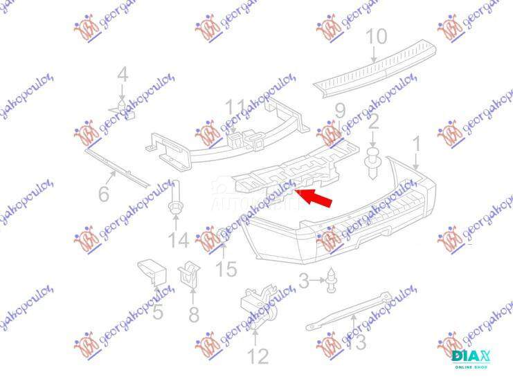 APSORBER ZADNJEG BRANIKA