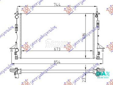 HLADNJAK MOTORA ZA SVE MODELE za Renault Laguna od 2000. do 2007. god.