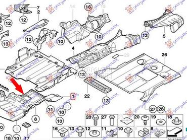 ZASTITA MOTORA za BMW Serija 3 od 1999. do 2003. god.