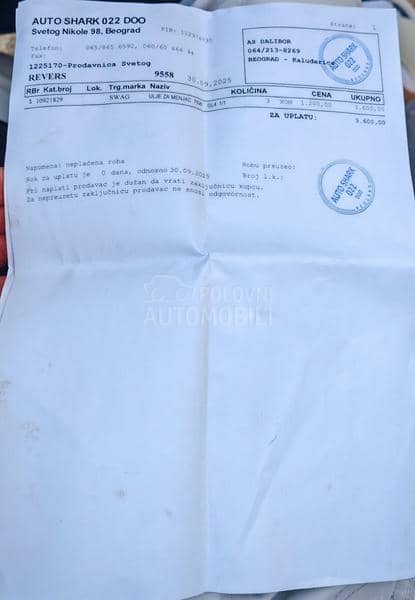 Audi A3 SPORTBACK 1.6