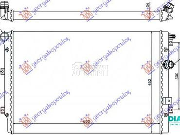 HLADNJAK MOTORA 1.4/2.0 Tsi-TF za Volkswagen Tiguan od 2007. do 2011. god.