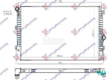 HLADNJAK MOTORA 1.4 TSi BENZIN za Volkswagen Tiguan od 2011. do 2016. god.