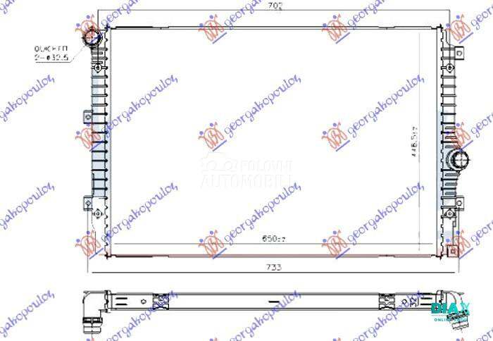 HLADNJAK MOTORA 1.4 TSi BENZIN