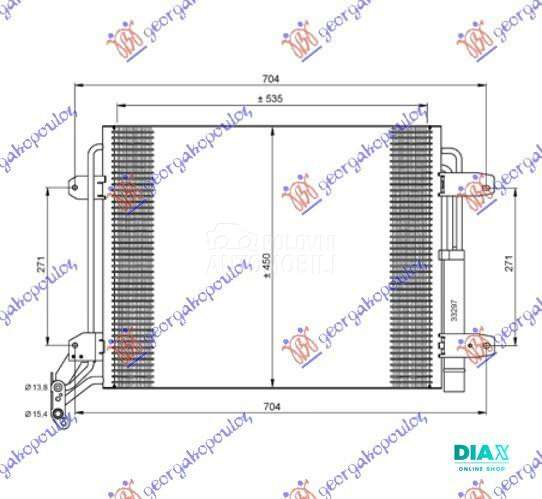 HLADNJAK KLIME 1.4 Tsi/2.0 TFS