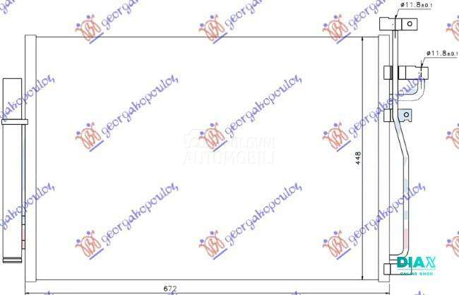 HLADNJAK KLIME 2.4/3.2 BENZIN