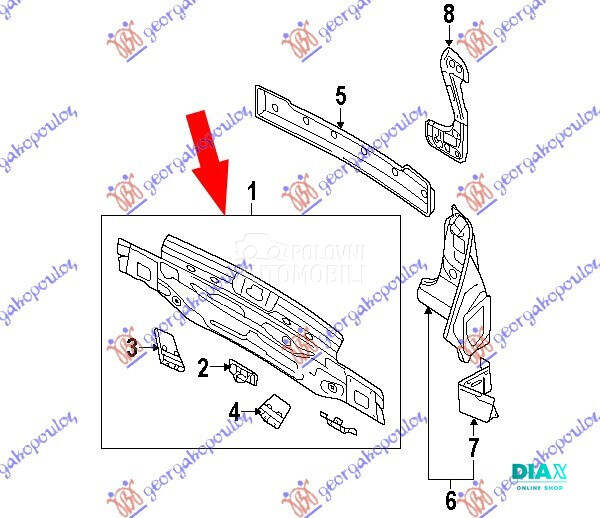 ZADNJI VEZNI LIM DONJI