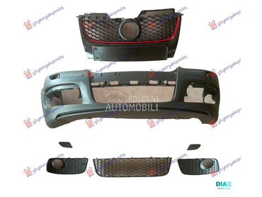 PREDNJI BRANIK (KOMPLET) (LOOK za Volkswagen Golf 5 od 2004. do 2008. god.