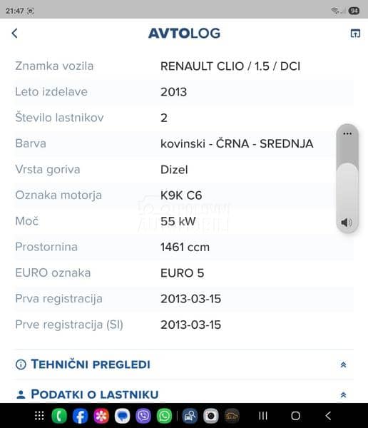 Renault Clio 1.5 dci Perfect