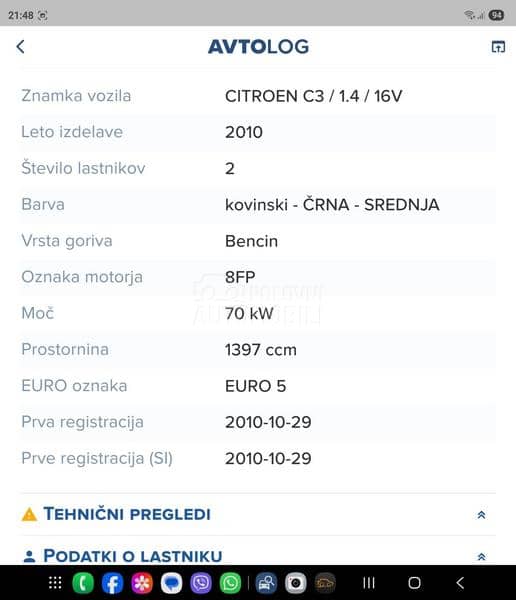 Citroen C3 1.4 Nov Nov