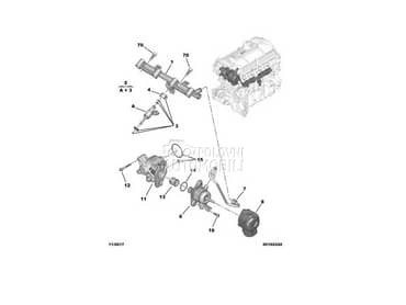 Pumpa goriva THP GTi za DS 3, 4, 5 od 2014. do 2020. god.